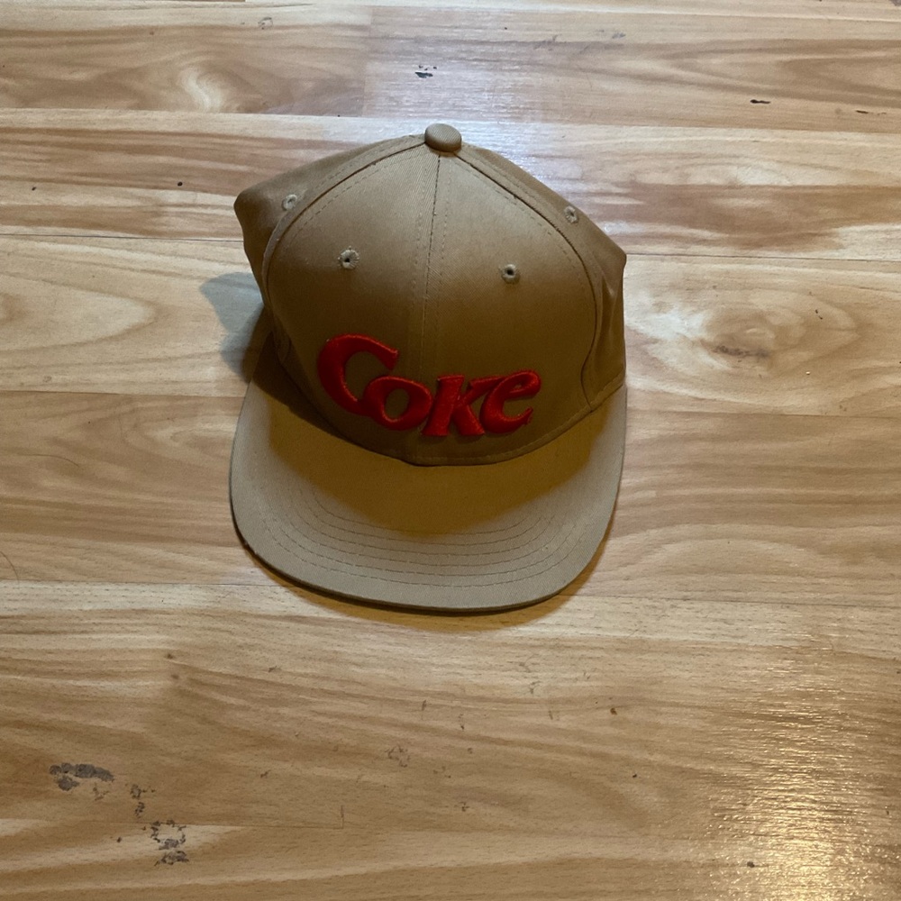 Coke logo Tan and‎ Red Hat